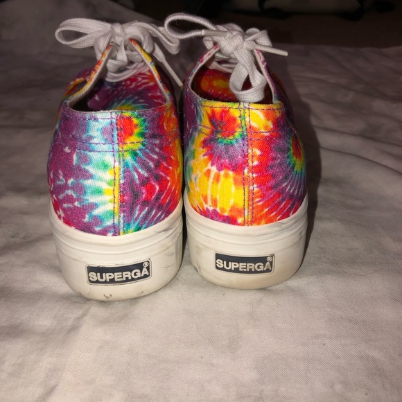 Superga Tie Dye Platform Sneakers - Picture 6 of 6